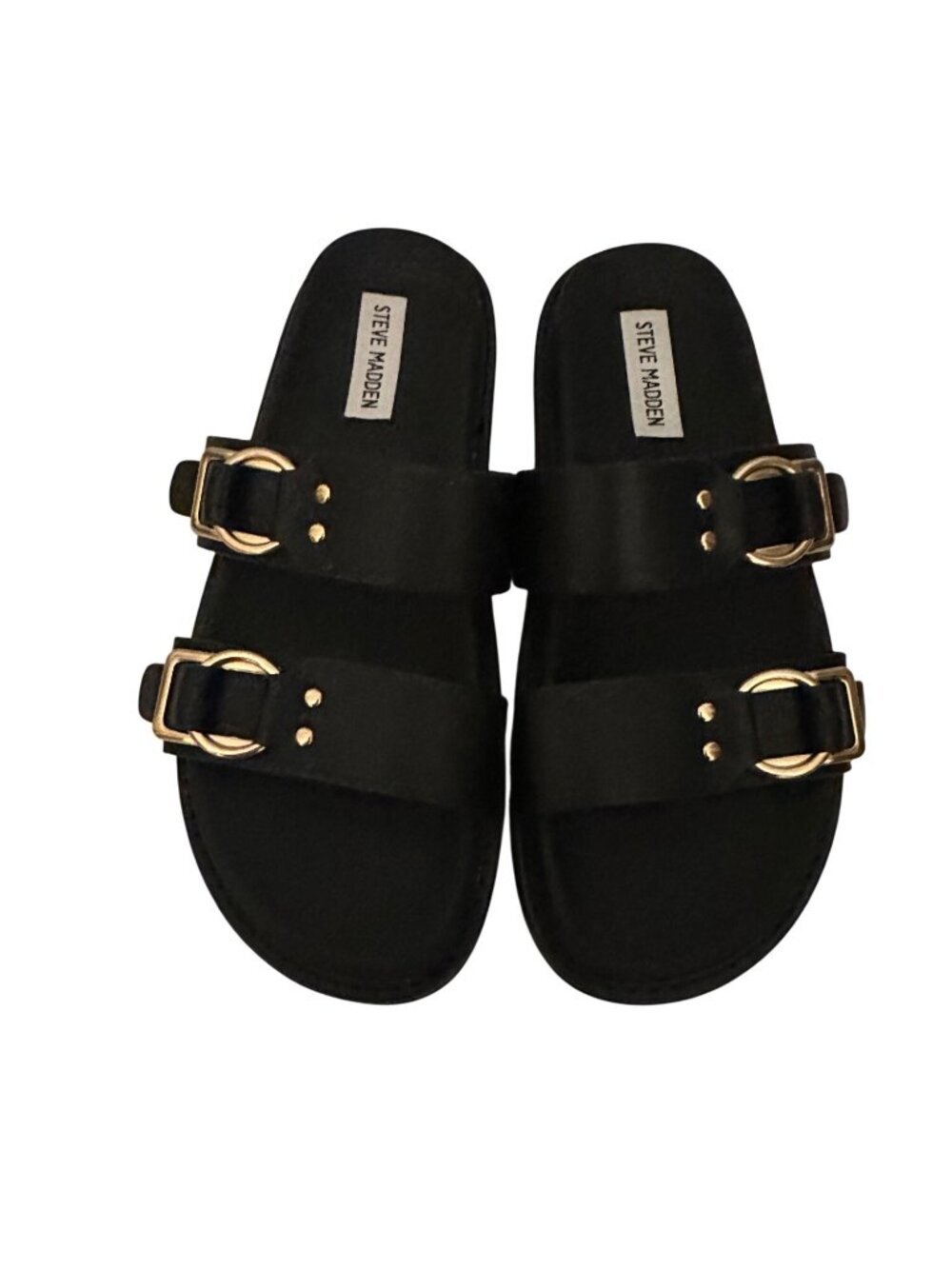 Steve Madden Hanni double band buckle sandals side 9